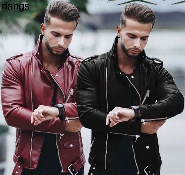 autumn and winter european and american men's european and american leather jackets plus size fashion slim leather jackets 220211, Black
autumn and winter european and american men's european and american leather jackets plus size fashion slim leather jackets 220211, Black
