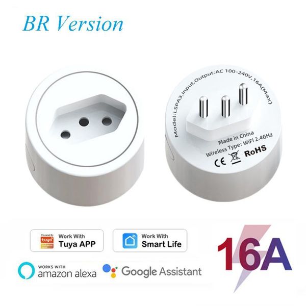 smart power plugs 1pcs plug wifi switch 16a br socket with monitor function app remote control home for alexa google
smart power plugs 1pcs plug wifi switch 16a br socket with monitor function app remote control home for alexa google