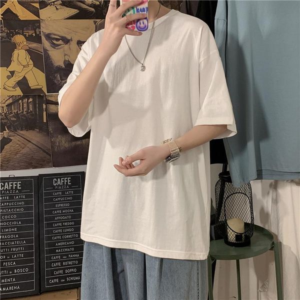 brand cotton men's t-shirt short-sleeve man t shirt short sleeve pure color men t-shirts for male, White;black
brand cotton men's t-shirt short-sleeve man t shirt short sleeve pure color men t-shirts for male, White;black