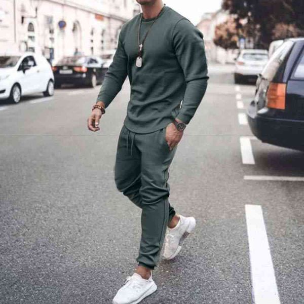 men's sportswear fashion long sved sportswear, t-shirt + , 2-piece set, autumn, 2021, Gray
men's sportswear fashion long sved sportswear, t-shirt + , 2-piece set, autumn, 2021, Gray