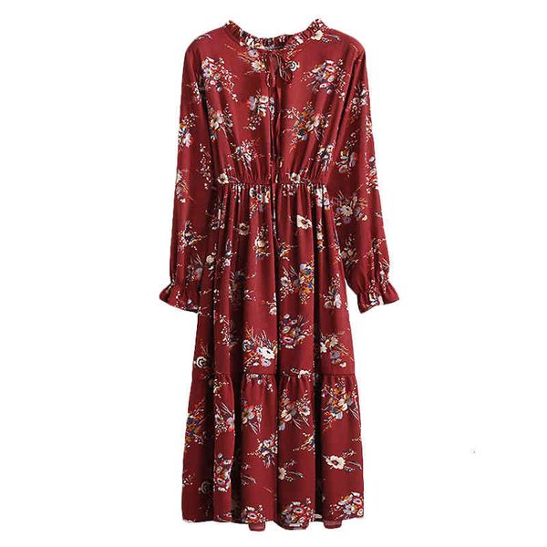 casual dresses women sweet floral printed chiffon dress long sleeve stand collar with belt a-line midi shirt g8aq, Black;gray
casual dresses women sweet floral printed chiffon dress long sleeve stand collar with belt a-line midi shirt g8aq, Black;gray