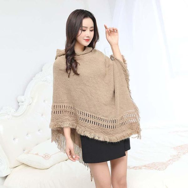 scarves women sweater pullover acrylic autumn/winter casual knitted hooded poncho sleeveless solid cape female sweaters lady clothes, Blue;gray
scarves women sweater pullover acrylic autumn/winter casual knitted hooded poncho sleeveless solid cape female sweaters lady clothes, Blue;gray