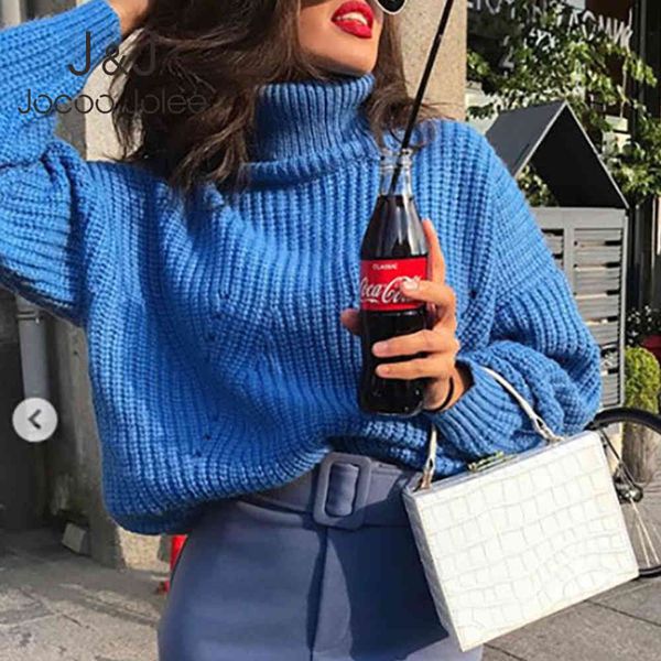 jocoo jolee women long sleeve turtleneck ribbed sweater casual autumn winter thick warm loose knitted pullover female jumpers 210518, White;black
jocoo jolee women long sleeve turtleneck ribbed sweater casual autumn winter thick warm loose knitted pullover female jumpers 210518, White;black