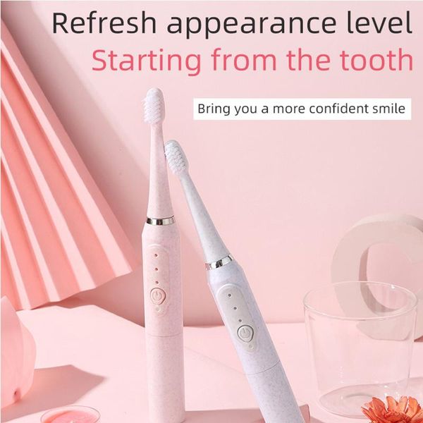 smart electric toothbrush couple ultrasonic soft hair automatic 2 brush head travel set ipx7 waterproof replaceable battery
smart electric toothbrush couple ultrasonic soft hair automatic 2 brush head travel set ipx7 waterproof replaceable battery