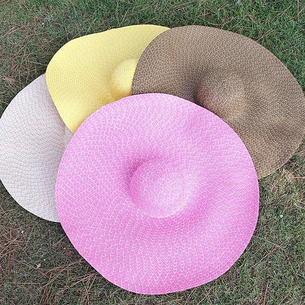wide brim hats foldable summer 70cm oversized beach for women mixed color woven straw caps portable large uv sun protection hat, Blue;gray
wide brim hats foldable summer 70cm oversized beach for women mixed color woven straw caps portable large uv sun protection hat, Blue;gray