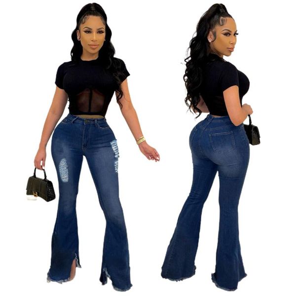 women's jeans flare pants female large size boyfriend women high waist mom ripped 2022 stright trousers, Blue
women's jeans flare pants female large size boyfriend women high waist mom ripped 2022 stright trousers, Blue