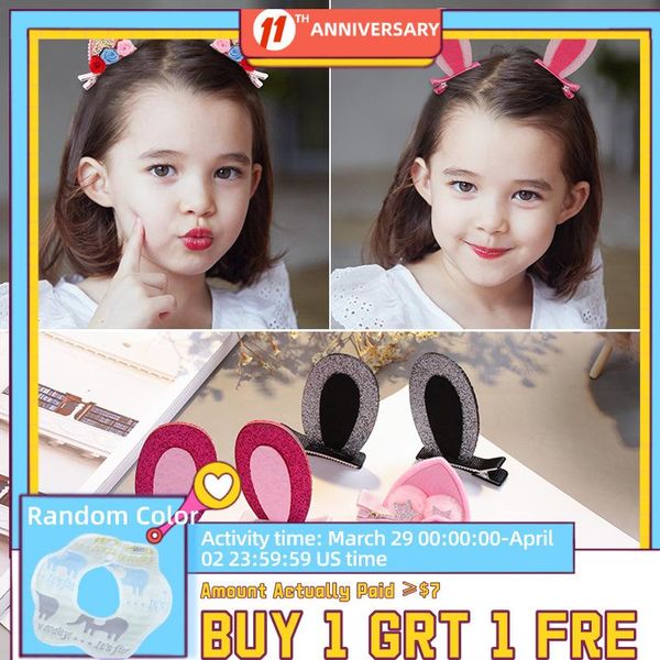 hair clips for girls cat ears baby kawaii headwear female cute kids accessories flash rainbow hairpin women 2021, Slivery;white
hair clips for girls cat ears baby kawaii headwear female cute kids accessories flash rainbow hairpin women 2021, Slivery;white