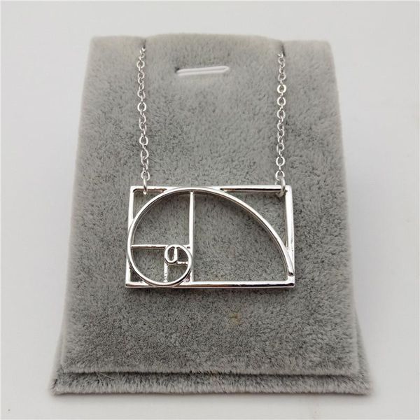 pendant necklaces science jewelry fibonacci necklace silver color golden ratio wearable mathematics - phi irrational
pendant necklaces science jewelry fibonacci necklace silver color golden ratio wearable mathematics - phi irrational