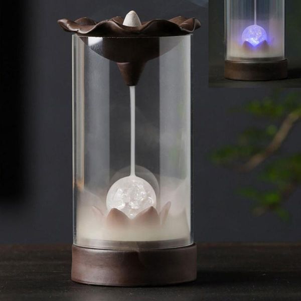 fragrance lamps lotus incense burners acrylic lighted ball backflow censer decoractive retro holder temples yoga studios home decoration
fragrance lamps lotus incense burners acrylic lighted ball backflow censer decoractive retro holder temples yoga studios home decoration