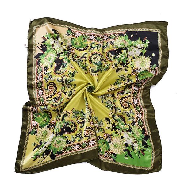 scarves 90cm malaysia satin silk scarf generous towel flower printed shawl women head, Blue;gray
scarves 90cm malaysia satin silk scarf generous towel flower printed shawl women head, Blue;gray