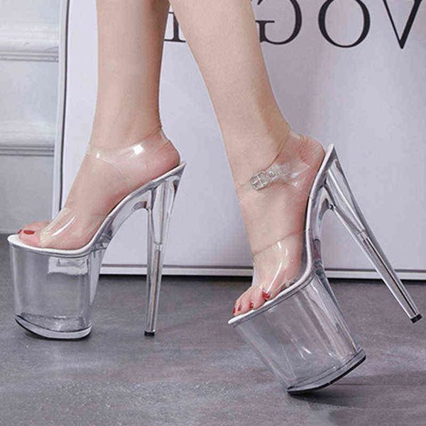 big size sandals women platform model t stage shows high-heeled shoes transparent waterproof 220309, Black
big size sandals women platform model t stage shows high-heeled shoes transparent waterproof 220309, Black
