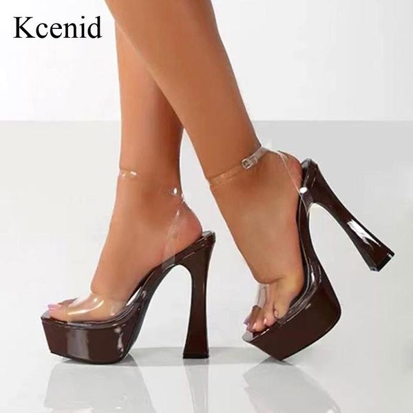 dress shoes kcenid fashion open toe platform high heels sandals transparent pvc ankle strap ladies summer clubwear women, Black
dress shoes kcenid fashion open toe platform high heels sandals transparent pvc ankle strap ladies summer clubwear women, Black