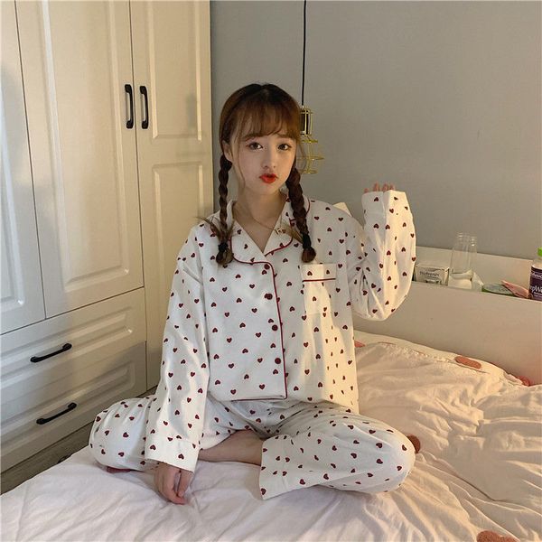 pajama sets spring autumn basic soft kawaii print ulzzang fashion ladies sleepwear college oversize popular femme homewear chic, Black;red
pajama sets spring autumn basic soft kawaii print ulzzang fashion ladies sleepwear college oversize popular femme homewear chic, Black;red