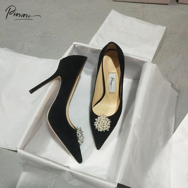 dress shoes prowow fashion black kid suede spring summer women pumps pointed toe slip on thin high heel party woman
dress shoes prowow fashion black kid suede spring summer women pumps pointed toe slip on thin high heel party woman