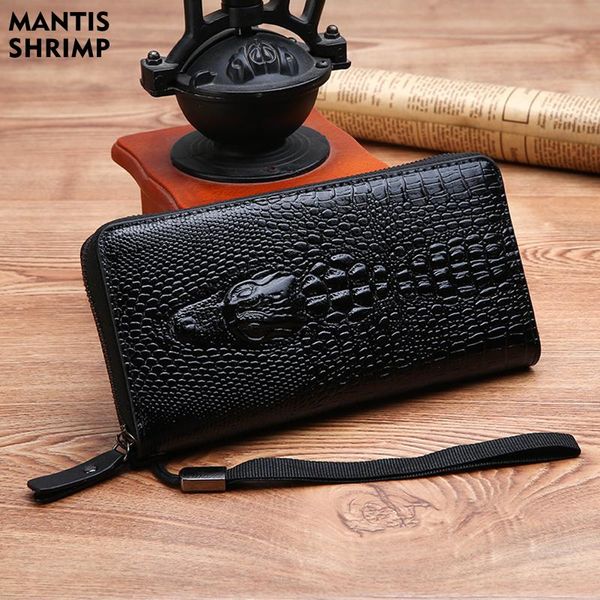 wallets men wallet long purse card holder male zipper large capacity brand pu leather for alligator clutch, Red;black
wallets men wallet long purse card holder male zipper large capacity brand pu leather for alligator clutch, Red;black