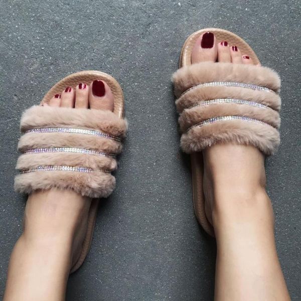women summer shoes faux fur slippers slides flats chain fluffy flip flops outdoor beach drop, Black
women summer shoes faux fur slippers slides flats chain fluffy flip flops outdoor beach drop, Black