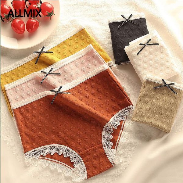 women's panties allmix cotton sports bow higt waist seamless fashion lace edge briefs soft comfort intimate lady lingerie, Black;pink
women's panties allmix cotton sports bow higt waist seamless fashion lace edge briefs soft comfort intimate lady lingerie, Black;pink