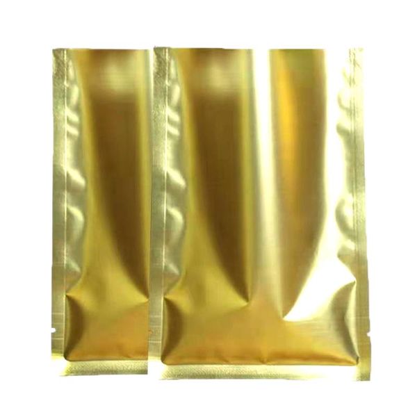 storage bags 100pcs/lot matte gold mylar foil heat seal open bag tear notch food vacuum pouches for dried flower kitchen spices
storage bags 100pcs/lot matte gold mylar foil heat seal open bag tear notch food vacuum pouches for dried flower kitchen spices