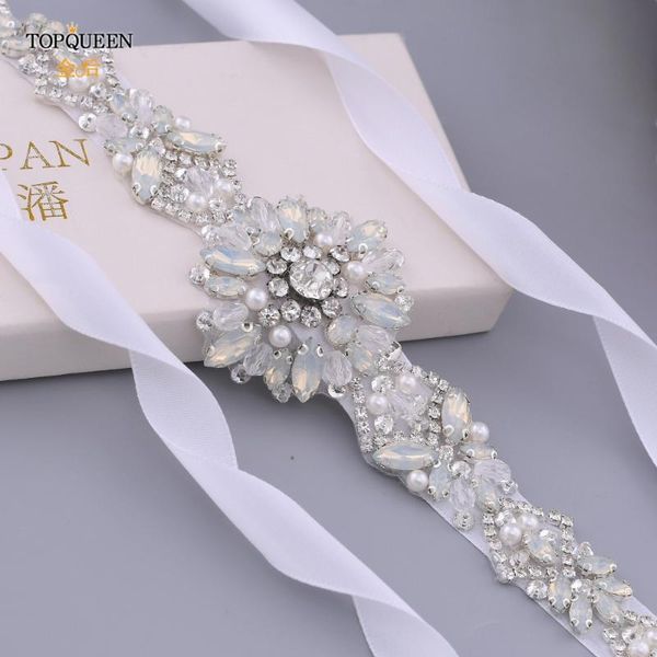 wedding sashes ueen s408 custom bridal belt glitter crystal rhinestone opal stony selling, White
wedding sashes ueen s408 custom bridal belt glitter crystal rhinestone opal stony selling, White