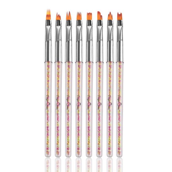 8pcs pattern brushes 8 different sizes gradient suitable for professional salon or home use serrated nail brush, Yellow
8pcs pattern brushes 8 different sizes gradient suitable for professional salon or home use serrated nail brush, Yellow