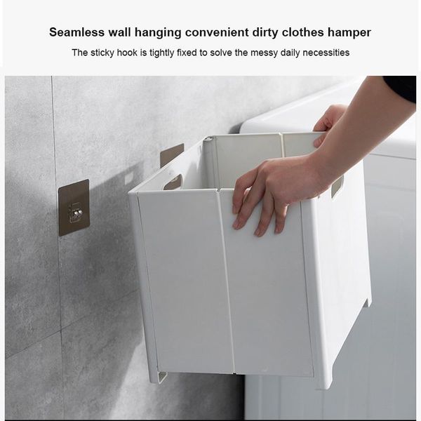 wall-mounted foldable laundry basket punch-baby bathroom plastic household storage bin car trash can portable organizer bags
wall-mounted foldable laundry basket punch-baby bathroom plastic household storage bin car trash can portable organizer bags