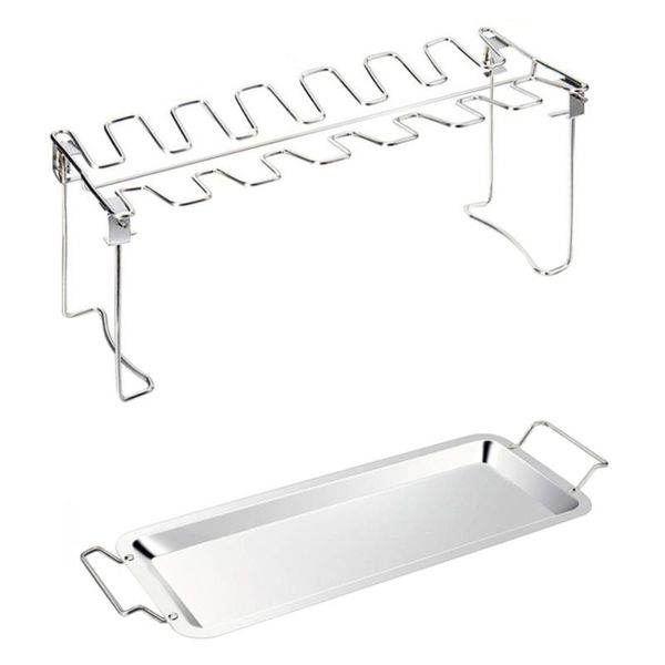 tools & accessories stainless steel collapsible grill rack chicken leg wing stand with tray
tools & accessories stainless steel collapsible grill rack chicken leg wing stand with tray