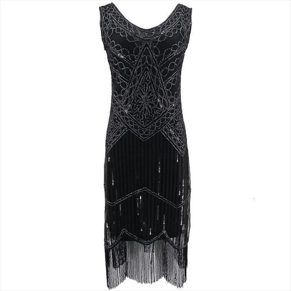 party robe charleston 1920s women dresses gatsby flapper sequin fringe midi vestido summer retro black, Black;gray
party robe charleston 1920s women dresses gatsby flapper sequin fringe midi vestido summer retro black, Black;gray