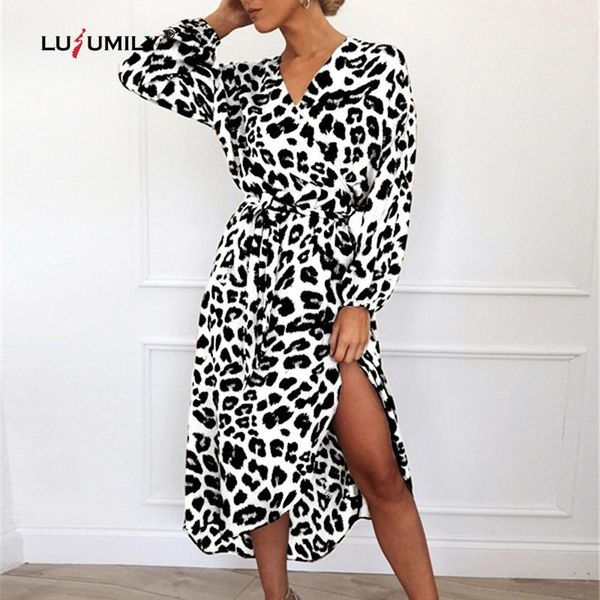 casual dresses lusumily leopard dress summer women long sleeve female beach v-neck lady elegant split party spring vestidos, Black;gray
casual dresses lusumily leopard dress summer women long sleeve female beach v-neck lady elegant split party spring vestidos, Black;gray
