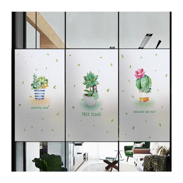 window stickers green plant stained glass film frosted self-adhesive tinting sticker glueless privacy decal home decoration
window stickers green plant stained glass film frosted self-adhesive tinting sticker glueless privacy decal home decoration