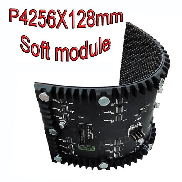 indoor led special-shaped screen soft module p4 hd full color 360 degree cylindrical unit board 256x128mm size display
indoor led special-shaped screen soft module p4 hd full color 360 degree cylindrical unit board 256x128mm size display