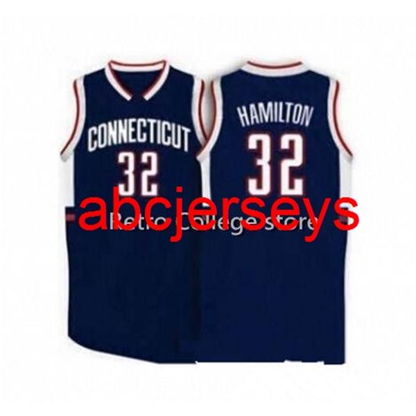 #32 richard hamilton connecticut basketball jersey embroidery stitches custom any number name, Black
#32 richard hamilton connecticut basketball jersey embroidery stitches custom any number name, Black