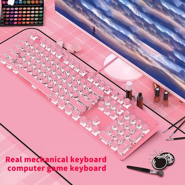 gaming mechanical keyboard backlight effects usb wired for pink girls pc computer gamer keyboards
gaming mechanical keyboard backlight effects usb wired for pink girls pc computer gamer keyboards