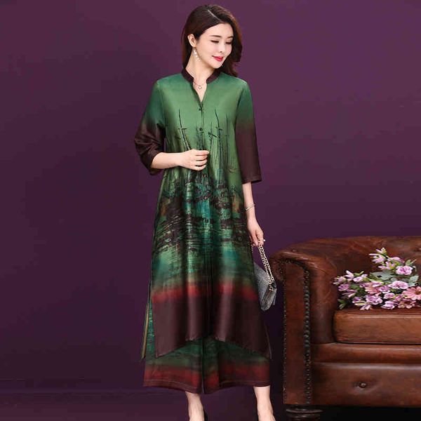 pant summer plus size 5xl 6xl women set vintage silk ethnic elegant floral print long loose wide leg pants 2 pieces suit female, White
pant summer plus size 5xl 6xl women set vintage silk ethnic elegant floral print long loose wide leg pants 2 pieces suit female, White