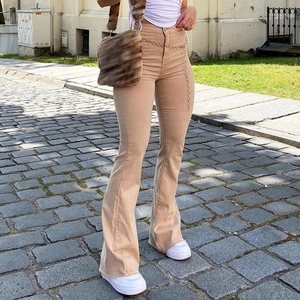 women's pants & capris casual solid flare jeans for girls female fashion 2021 vintage denim high waisted trouser harajuku, Black;white
women's pants & capris casual solid flare jeans for girls female fashion 2021 vintage denim high waisted trouser harajuku, Black;white