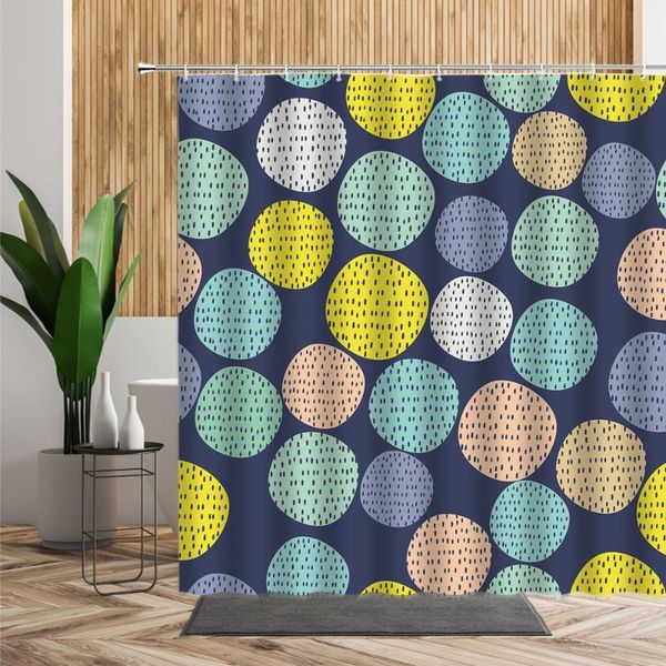 shower curtains round design curtain for bathroom decors geometric pattern creative personality waterproof bath home decorations
shower curtains round design curtain for bathroom decors geometric pattern creative personality waterproof bath home decorations