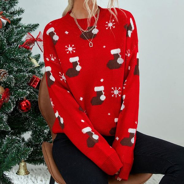 women's sweaters chyaowu 2021 christmas cartoon pattern autumn winter sweater women causal long sleeve cute pullovers short office fash, White;black
women's sweaters chyaowu 2021 christmas cartoon pattern autumn winter sweater women causal long sleeve cute pullovers short office fash, White;black