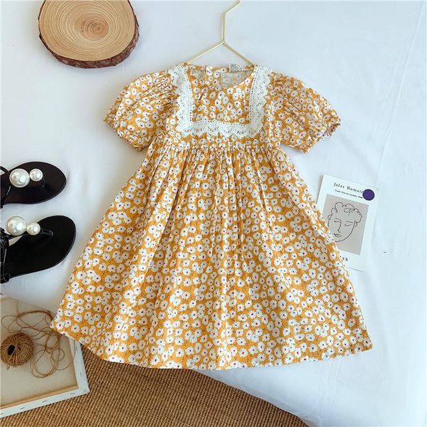girls clothes dress for kids baby summer floral with lace princess children clothing girl girl's dresses, Red;yellow
girls clothes dress for kids baby summer floral with lace princess children clothing girl girl's dresses, Red;yellow