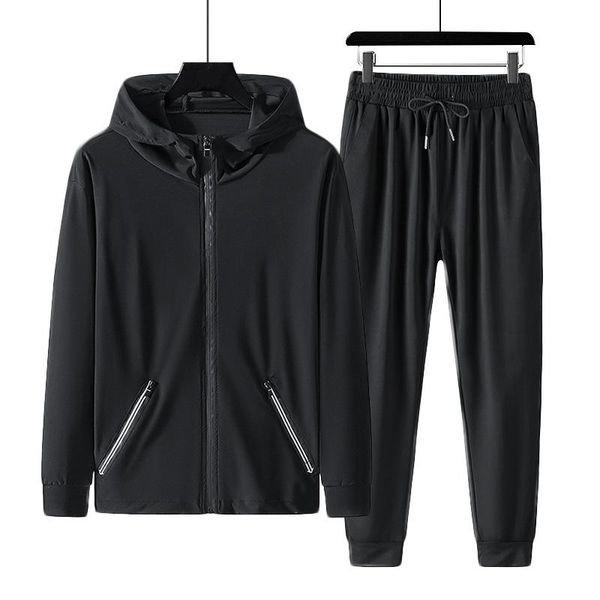 men's tracksuits mens joggers set 2021 summer hooded two-piece suit ice silk sunscreen quick-drying thin trend running sports, Gray
men's tracksuits mens joggers set 2021 summer hooded two-piece suit ice silk sunscreen quick-drying thin trend running sports, Gray