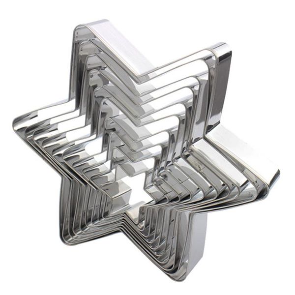 baking moulds star cookie cutter set 10 piece assorted sizes molds stainless steel metal six pointed shapes
baking moulds star cookie cutter set 10 piece assorted sizes molds stainless steel metal six pointed shapes