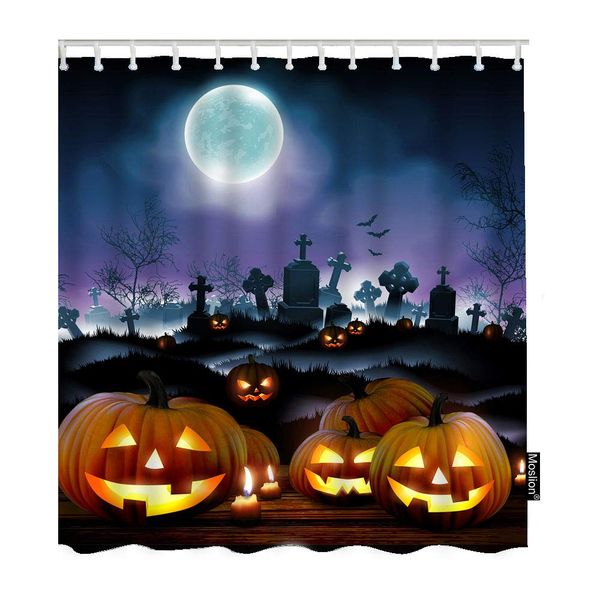 pumpkin bathroom shower curtain halloween night cemetery grave spider bat moon curtains home long polyester fabric shower
pumpkin bathroom shower curtain halloween night cemetery grave spider bat moon curtains home long polyester fabric shower