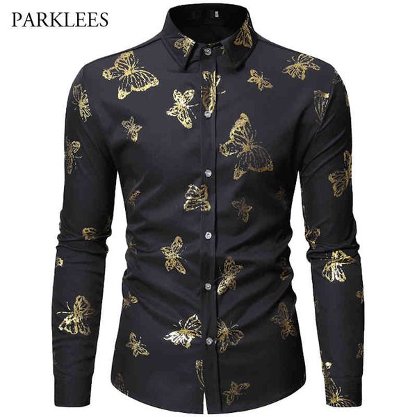 butterfly printing pattern loose long sleeve men's spring and autumn casual chemise homme slim fits shirts for male 210524, White;black
butterfly printing pattern loose long sleeve men's spring and autumn casual chemise homme slim fits shirts for male 210524, White;black