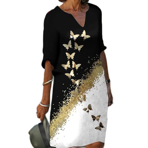 casual dresses half sleeve floral print for women 2021 summer fashion vintage v-neck sundress beach party midi dress robe femme, Black;gray
casual dresses half sleeve floral print for women 2021 summer fashion vintage v-neck sundress beach party midi dress robe femme, Black;gray