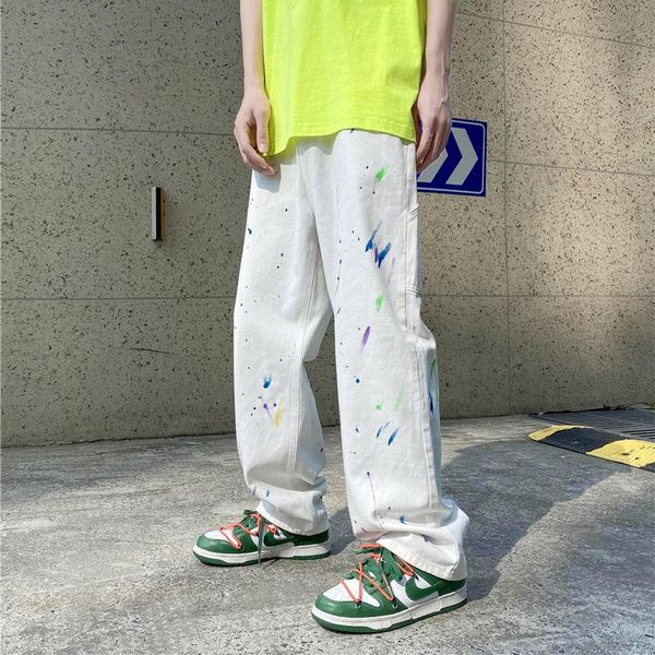 men's jeans wear 2021 autumn chic printed korean streetwear fashion couples loose straight casual denim trousers for male, Blue
men's jeans wear 2021 autumn chic printed korean streetwear fashion couples loose straight casual denim trousers for male, Blue
