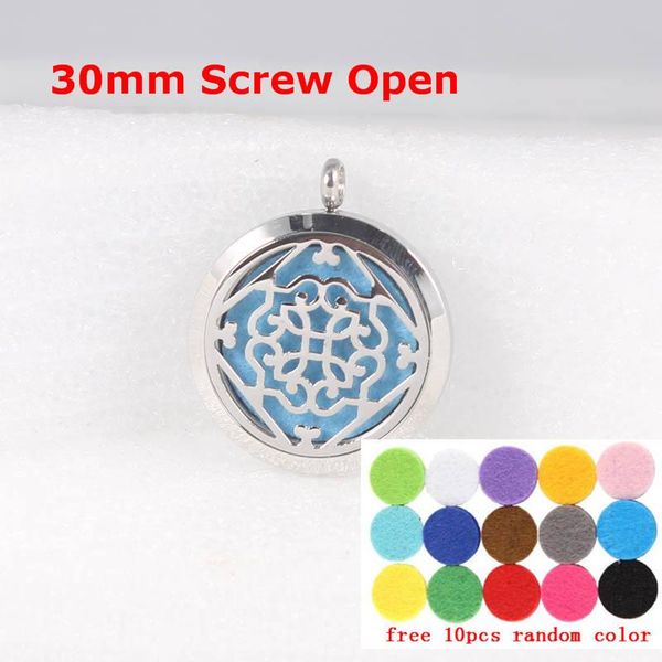 pendant necklaces felt pads and chainflower lace 30mm stainless steel / essential oil perfume diffuser locket, Silver
pendant necklaces felt pads and chainflower lace 30mm stainless steel / essential oil perfume diffuser locket, Silver