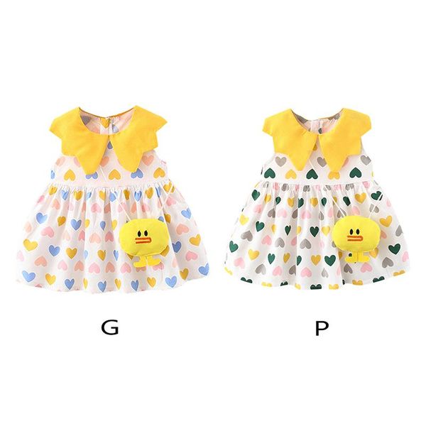 girl's dresses 2021 summer girl sleeveless doll collar printed vest style a-line dress cotton fabric comfortable and breathable + ornam, Red;yellow
girl's dresses 2021 summer girl sleeveless doll collar printed vest style a-line dress cotton fabric comfortable and breathable + ornam, Red;yellow
