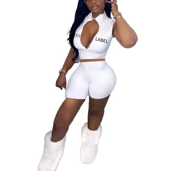 women's tracksuits 2pcs suit summer tracksuit letter embroidery sleeveless zipper crop elastic high-waist shorts for girls, Gray
women's tracksuits 2pcs suit summer tracksuit letter embroidery sleeveless zipper crop elastic high-waist shorts for girls, Gray
