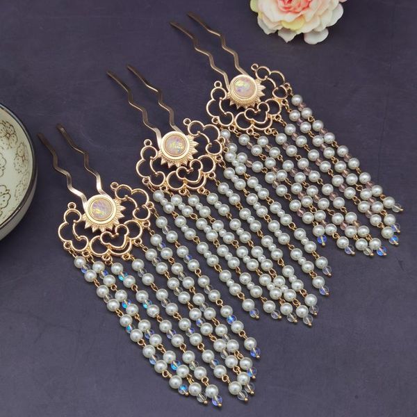 hair accessories xinhuaease hanfu headdress women's step shake retro u pearl tassel hairpin versatile antique ornament female
hair accessories xinhuaease hanfu headdress women's step shake retro u pearl tassel hairpin versatile antique ornament female