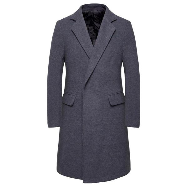 men's wool & blends fad autumn winter jacket men woolen coat single button slim fit long male windbreaker suit collar grey, Black
men's wool & blends fad autumn winter jacket men woolen coat single button slim fit long male windbreaker suit collar grey, Black