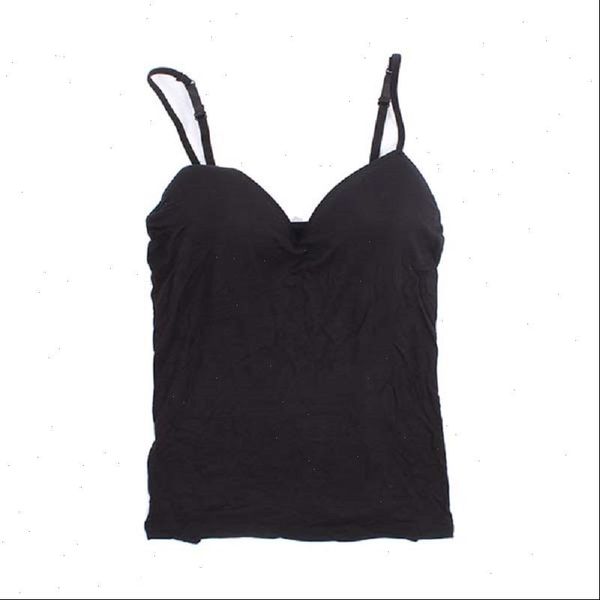 cockcon bra padded solid camisole women tanks adjustable strap built in breathable modal seamless cami, White
cockcon bra padded solid camisole women tanks adjustable strap built in breathable modal seamless cami, White