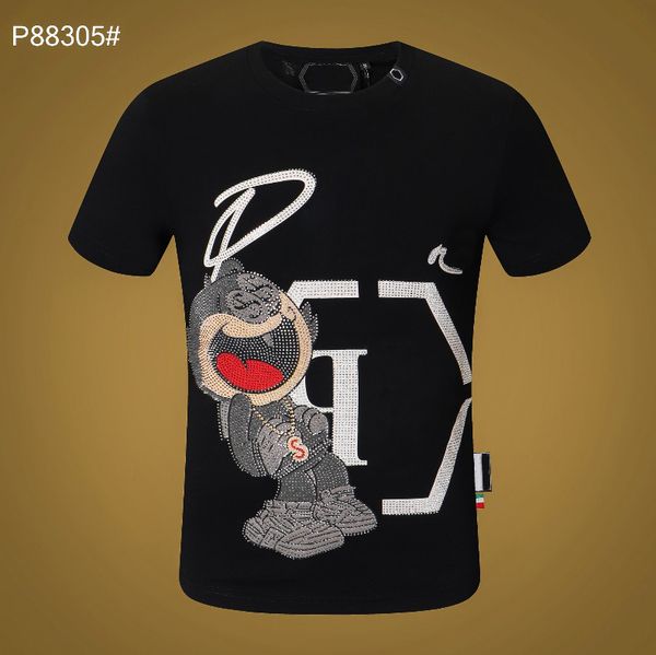 slim pp fashion men's fit designer t-shirt summer rhinestone short sleeve round neck shirt tee skulls print streetwear collar polos m-, White;black
slim pp fashion men's fit designer t-shirt summer rhinestone short sleeve round neck shirt tee skulls print streetwear collar polos m-, White;black